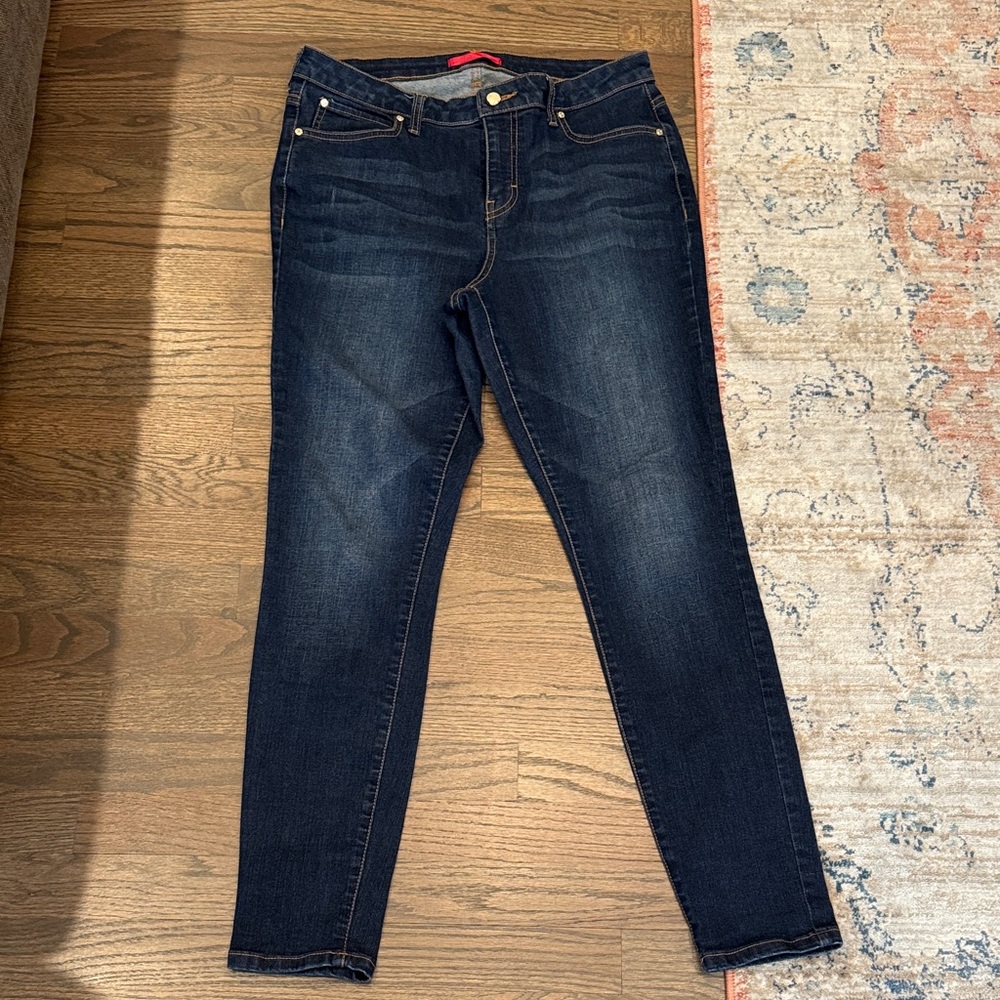 Jennifer Lopez Dark Indigo Skinny Jeans